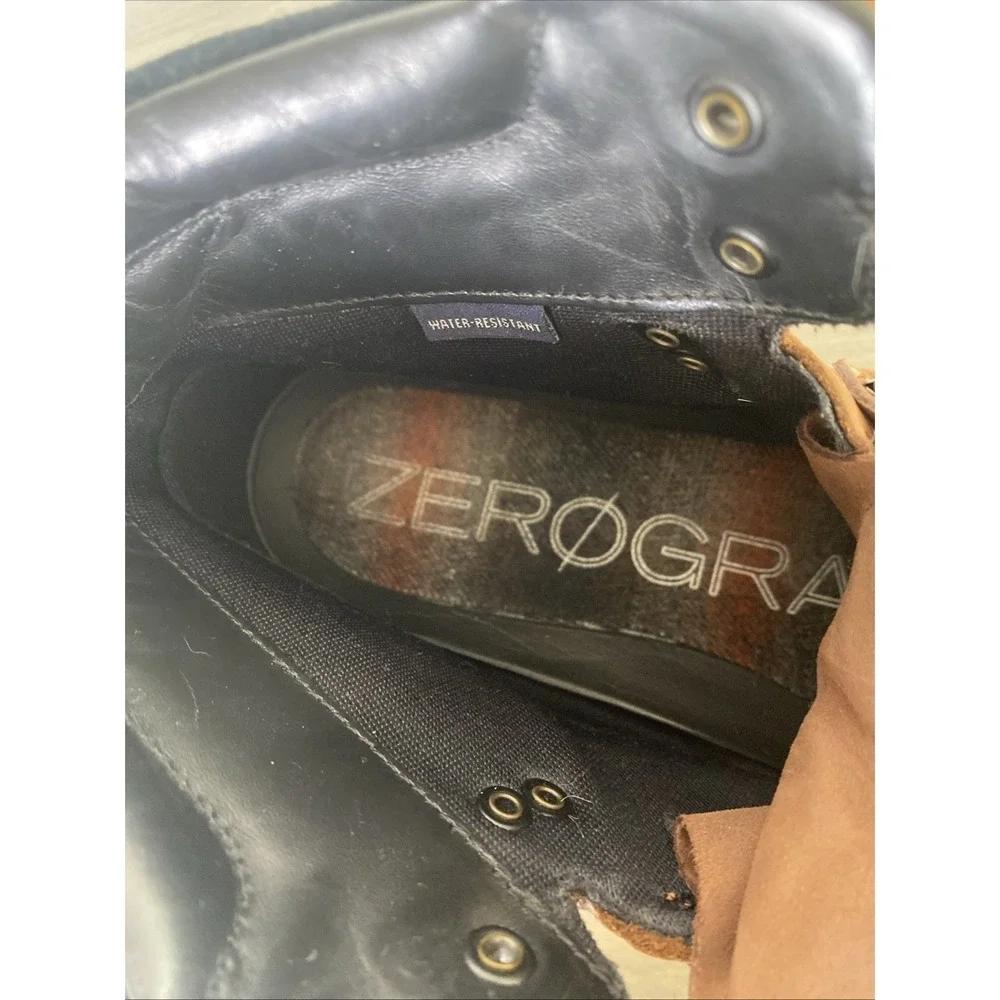 COLE HAAN ZerøGrand‎ Men's Size 12  Brown Black Nubuck Hiker Boots
